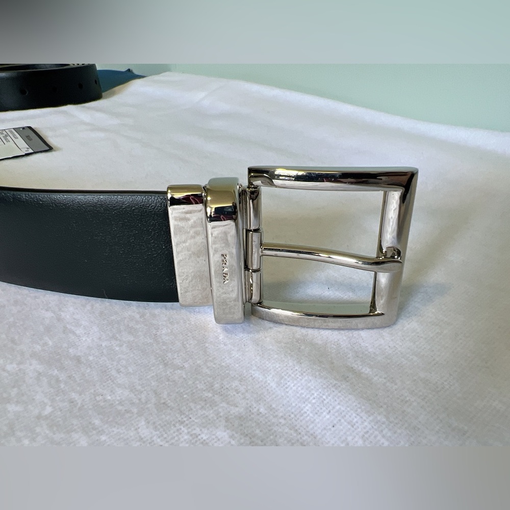 PRADA Reversible leather belt - size 80 - Picture 4 of 6